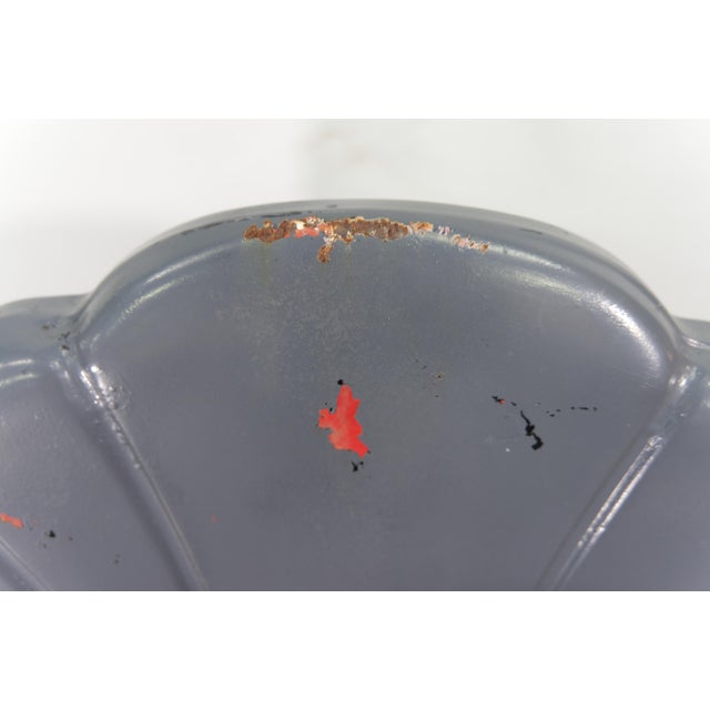 Art Deco Style Cantilevered Metal Outdoor Chair Chairish