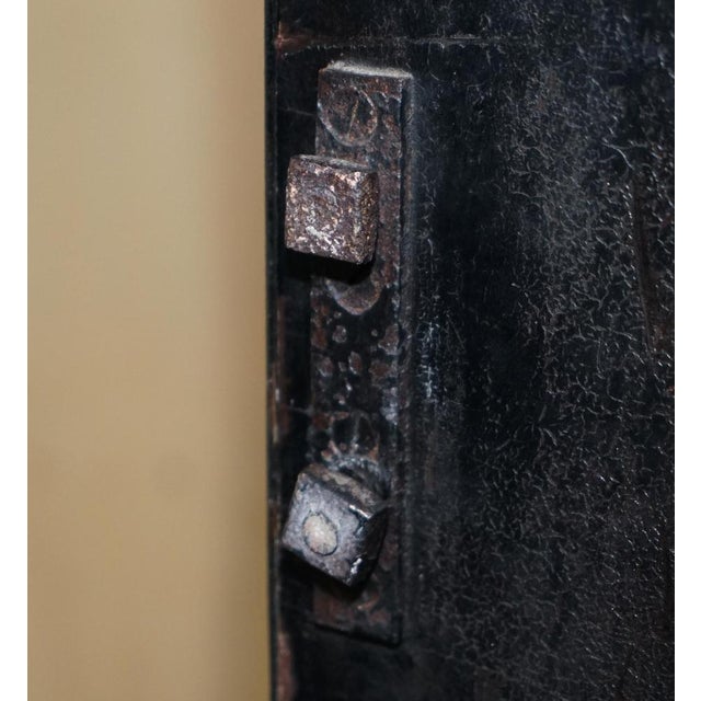 Victorian Brown Leather Carriage Seat Sofa with Royal Armorial Coat of Arms For Sale - Image 18 of 18