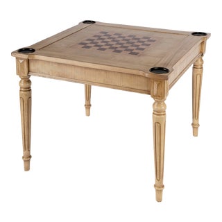 Vincent Multi-Game Card Table, Beige For Sale