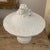 Boho Chic Vintage Italian Ceramic Creamware Footed Compote Centerpiece For Sale - Image 3 of 8