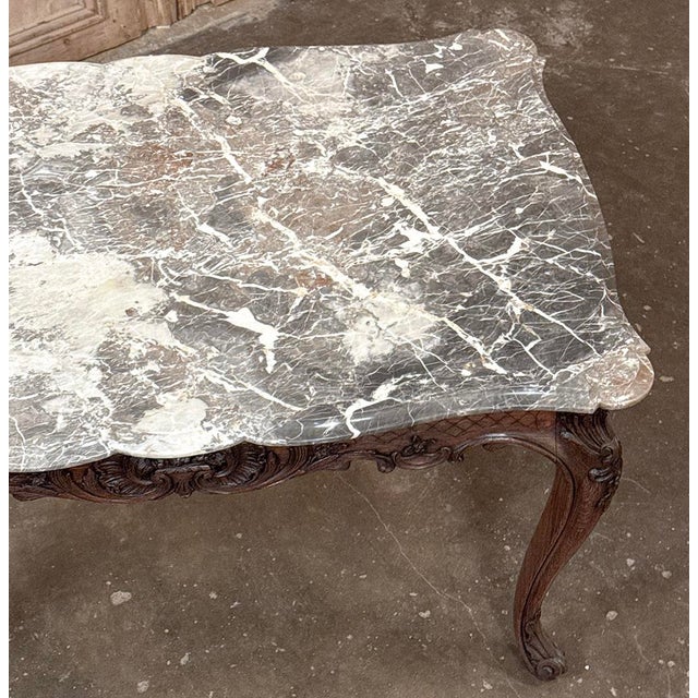 19th Century Régence Marble-Top Center Table From Liege For Sale - Image 18 of 18