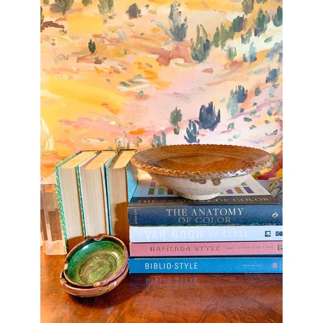 Mid Century Burnt Sienna Glazed Moroccan Bowl For Sale - Image 10 of 10