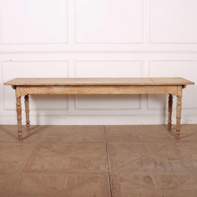 Large Italian Painted Console Table For Sale - Image 9 of 9