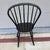 Antique Black Painted Bow-Back Kitchen Windsor Side Chair, Ca. 1800 For Sale - Image 9 of 12