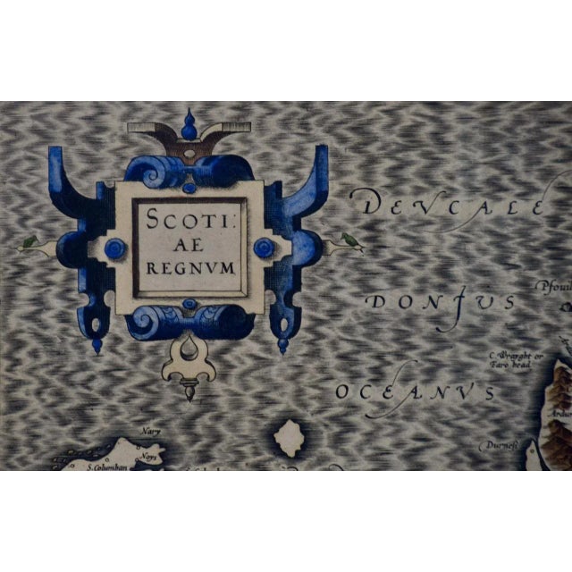 Northern Scotland: A 16th Century Hand-colored Map by Mercator For Sale - Image 4 of 7