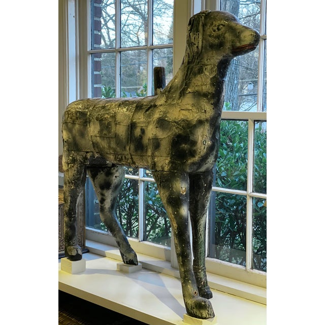 Antique French Carousel Dog, Circa 1890 For Sale In Atlanta - Image 6 of 18