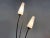 Vintage floor lamp from Maison Arlus, 1950 Superb lamp in golden brass, black acrylic glass and opalin glass. A superb...