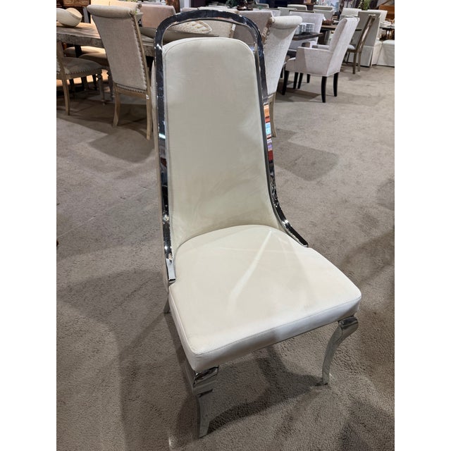 Coaster Glass Top Dining Table With Six Tufted Chairs For Sale In Las Vegas - Image 6 of 9