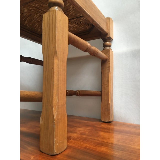 Straw Stool, Germany, 1980s For Sale - Image 12 of 18