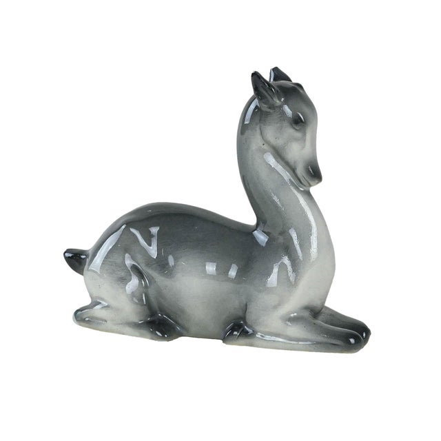 Danish Ceramic Deer Figurine, 1970s For Sale - Image 12 of 12