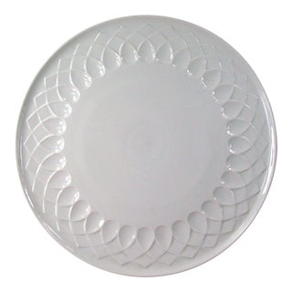 White Porcelain Serving Plate For Sale