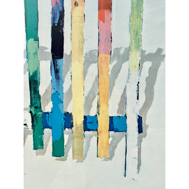 White "Rainbow Beach" by Dan Poole Offset Print For Sale - Image 8 of 9