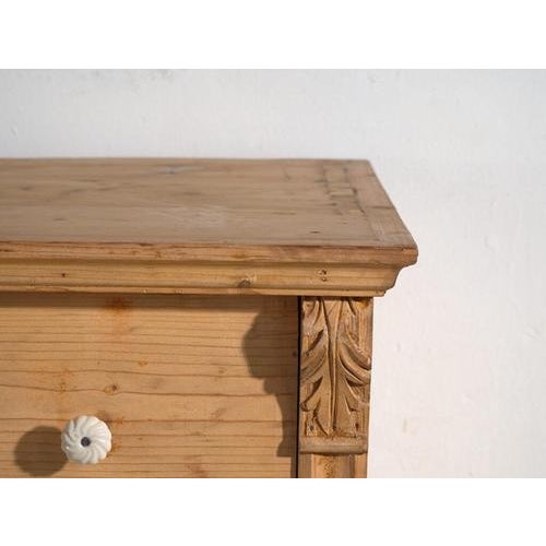 Wood Antique Chest of 4 Drawers For Sale - Image 7 of 11