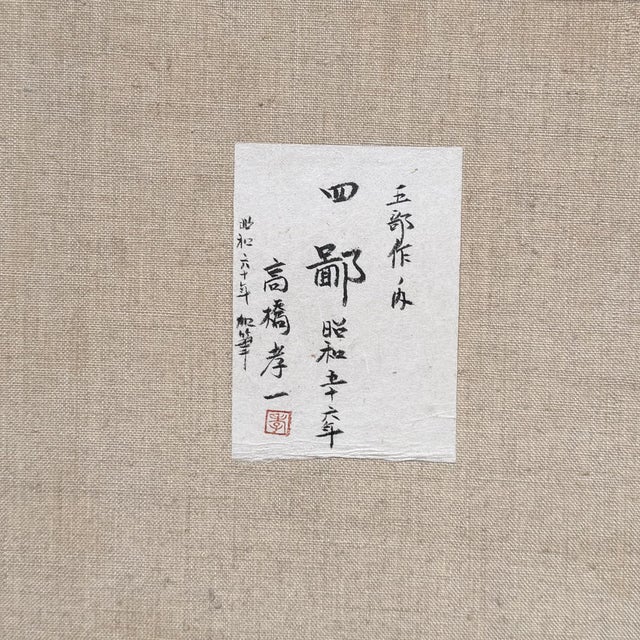 Takahashi Yoshikazu, Four Faces, 1983, Oil on Canvas For Sale - Image 6 of 9