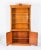 Vintage English Sheraton Revival Satin Wood Open Bookcase For Sale - Image 9 of 18