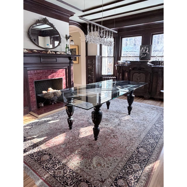 Postmodern Attributed to Zanotta Edizioni “Dorian” Dining Table-Dominique Mathieu, Italy 2002 For Sale - Image 3 of 4