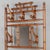 19th Century French Faux Bamboo Hall Tree or Coat Rack For Sale - Image 4 of 10
