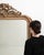 19th Century France Cream Wood Full-length & Floor Mirrors For Sale - Image 10 of 10