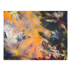 Mason RaderContemporary Surrealist Spray Paint Painting Mixed Media, The Trap, Mason Rader, 1995