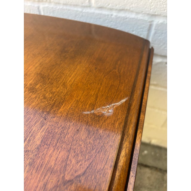 Wood Vintage Ethan Allen French Country Drop Leaf Table For Sale - Image 7 of 7