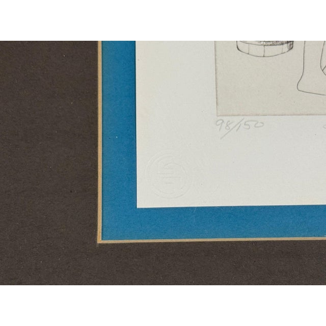 Charles Bragg, Two Etchings, Nasty Series, Signed and Stamped, American, 20th C. For Sale - Image 12 of 13
