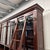 Brown Classic English Library Cabinet Bookcase For Sale - Image 8 of 18