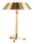 President Table Lamp in Teak and Brass by Jo Hammerborg for Fog & Mørup, 1960s For Sale