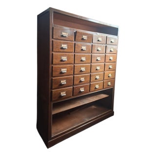 Vintage Office Cabinet in Wood, 1950 For Sale
