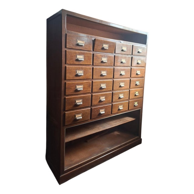 Vintage Office Cabinet in Wood, 1950 For Sale