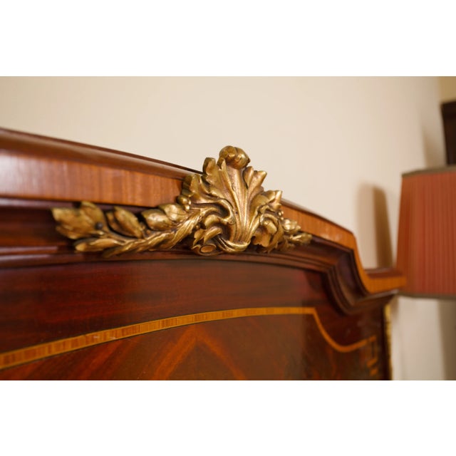 1920s Bed with Spices and Gilded Applications, 1920s For Sale - Image 5 of 7