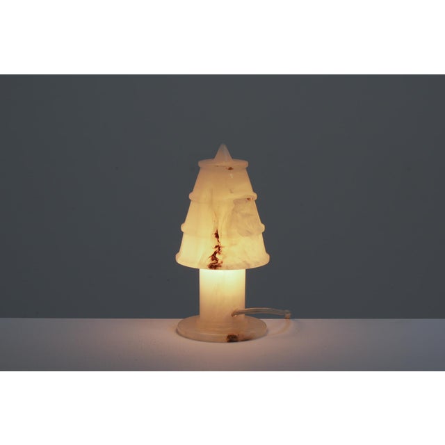 Small Modern Onyx Night Light, 1950 For Sale - Image 4 of 7