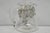Vintage Cambridge Art Nouveau Floral Sterling Silver Overlay Crystal Glass Footed Water Pitcher. Item features blown glass...