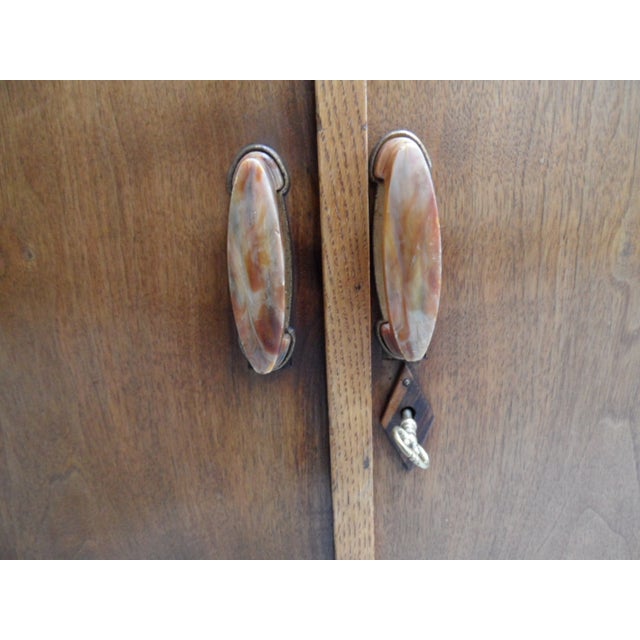 Art Deco Oak Sideboard, 1920s For Sale - Image 4 of 11