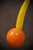 Mid-Century Modern Yellow Murano Glass and Brass Pendant, 1960 For Sale - Image 3 of 11