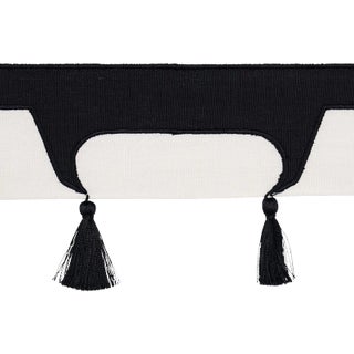 Schumacher X David Kaihoi Pagoda Trim in Black For Sale