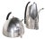 2 Pc. Postmodern Silver-Plate Coffee Tea Pot Set Made in Italy by Sabittini C 1980's For Sale - Image 13 of 13