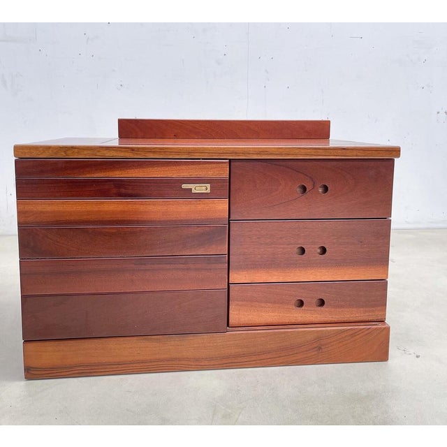 1970s Wooden Nightstands, Italy, 1970s, Set of 2 For Sale - Image 5 of 10