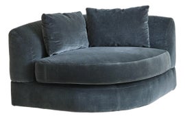 Example of Blue Mid-Century Modern Seating