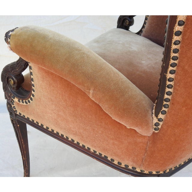 Mid-19th Century James K. Polk Wingback Chair For Sale - Image 10 of 13