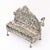 Baroque 19th Century Hand-Worked Repoussé Sterling Oil Lamp Footed Menorah For Sale - Image 16 of 18