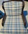 Henredon Pair of Vintage Henredon Low-Profile Cane Wingback Lounge Chairs For Sale - Image 4 of 8