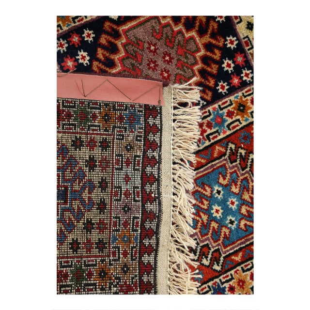 Traditional Pasargad DC Fine Hand Knotted Yalameh Runner Rug For Sale - Image 3 of 3