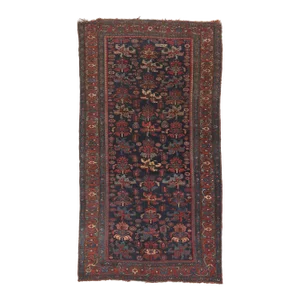 1880s Antique Persian Bijar Rug, 05'03 X 09'07