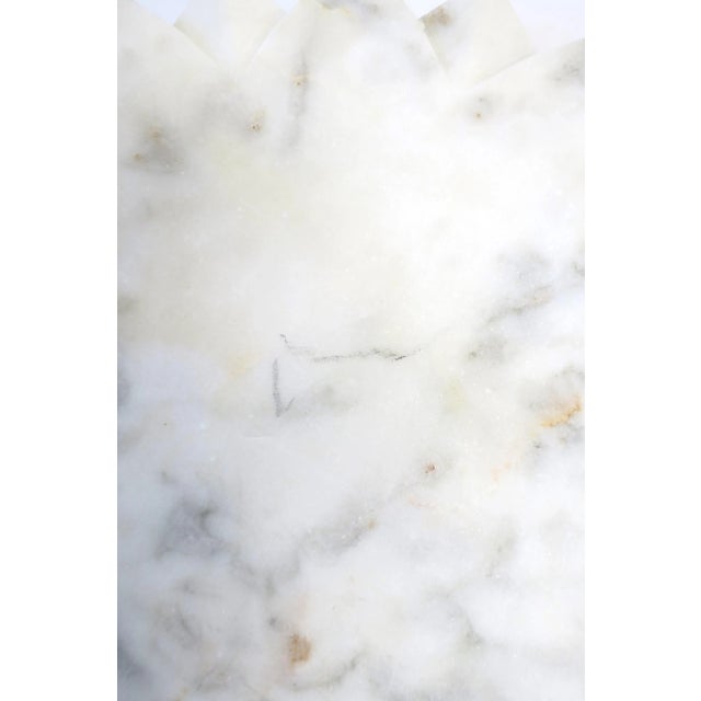 White Marble Lazy Susan For Sale - Image 9 of 10