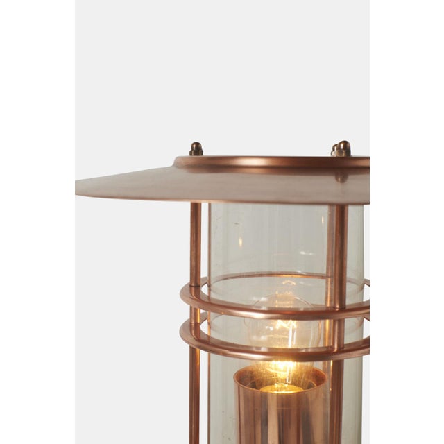 1950s Danish Copper Sidewalk or Lamps - a Pair For Sale - Image 9 of 10