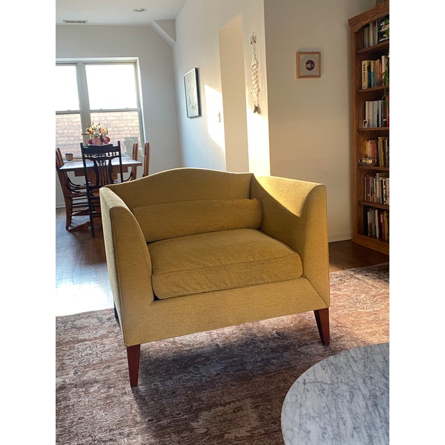 Beautiful vintage Baker Furniture Company armchair, demonstrating the quality craftsmanship Baker is known for. This piece...