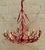 Metal Vintage Coastal Coral Branch Chandelier For Sale - Image 7 of 12