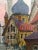 Black "Street of Old Warsaw" Signed by Ukrainian Anatole Krasnyansky 1994 183/350 Framed Limited Edition For Sale - Image 8 of 11