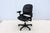 Metal Steelcase Leap Ergonomic Office Desk Chair in Black Leather, Fully Adjustable For Sale - Image 7 of 18