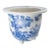 Mid-Century Japanese Blue and White Arita Jardiniere Planter Cachepot For Sale